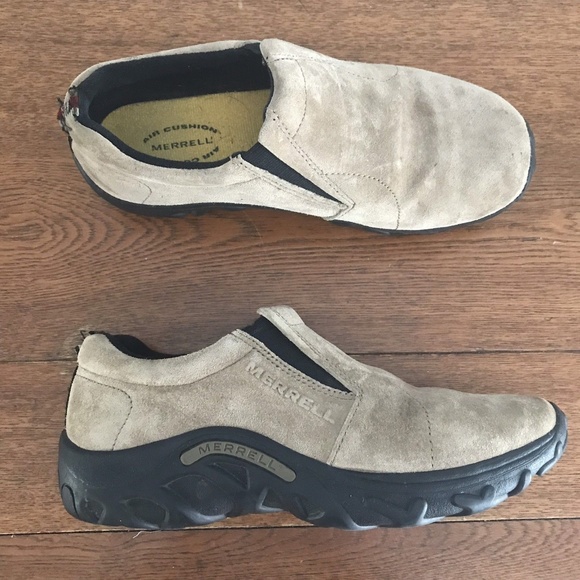 merrell air cushioned leather comfort shoes